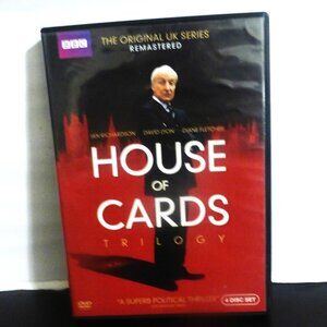 BBC HOUSE of CARDS Trilogy 4 Disc Set DVD Original UK Series Remastered Politics